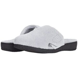 David Tate Cuddle Mules Women's US 7 Gray Round Toe Slip On Slipper JOBB1621